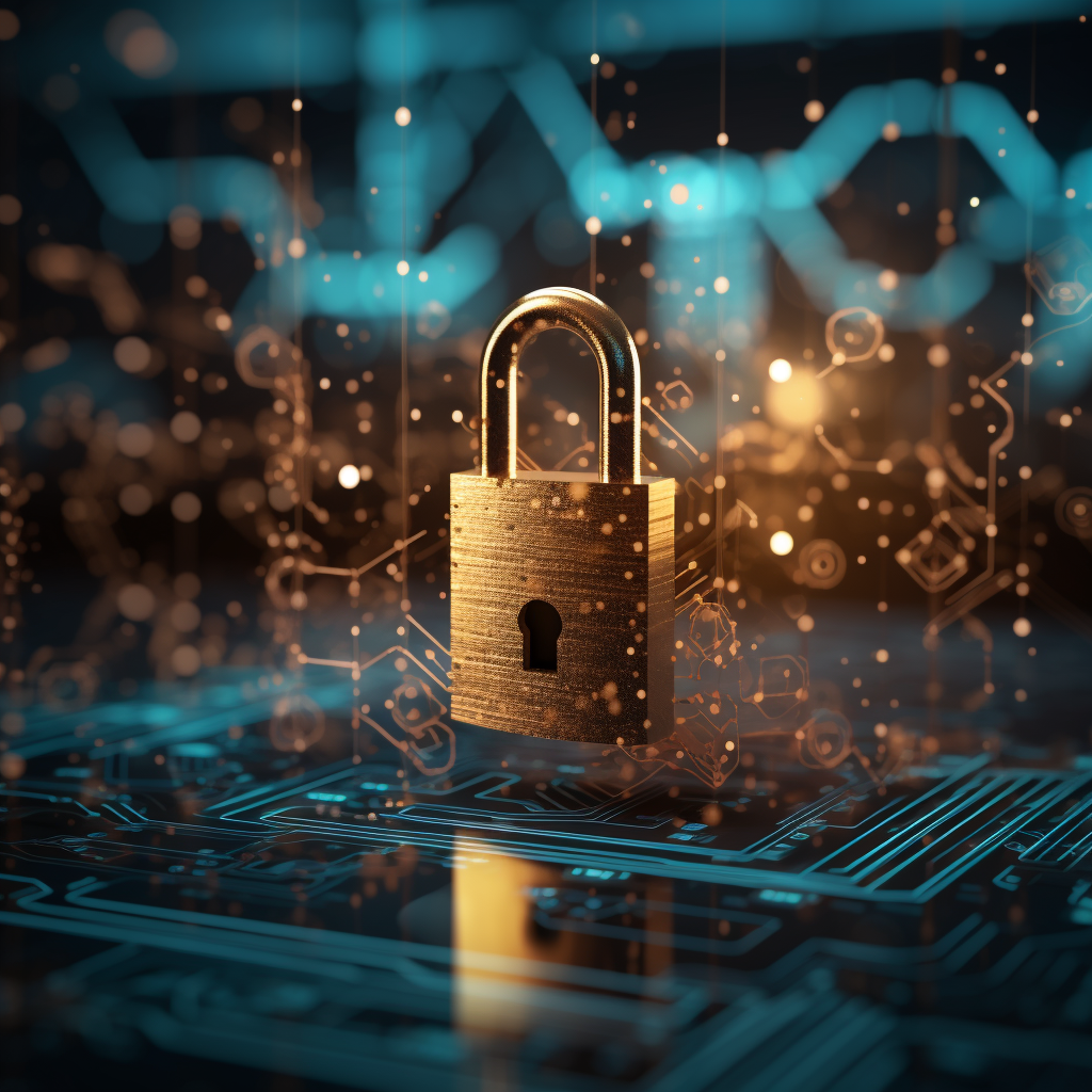 A lock in digital space